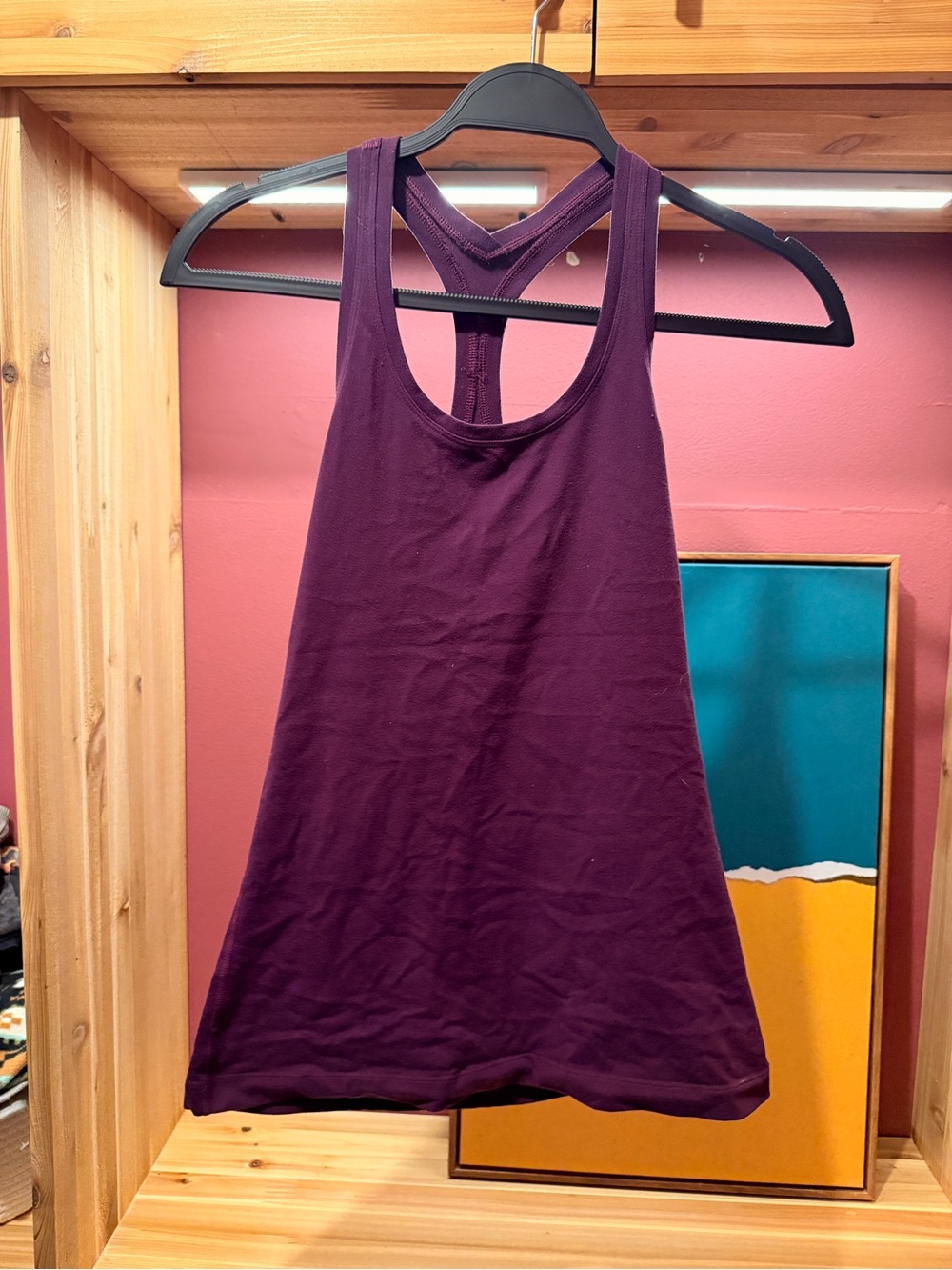 Lululemon Plum Racerback Tank Top - Lightweight Layering Tank